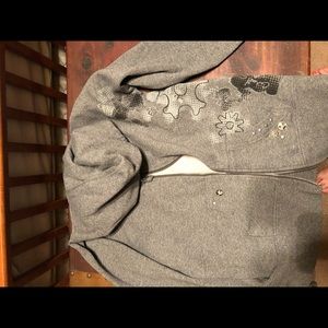 Zip up hooded sweatshirt